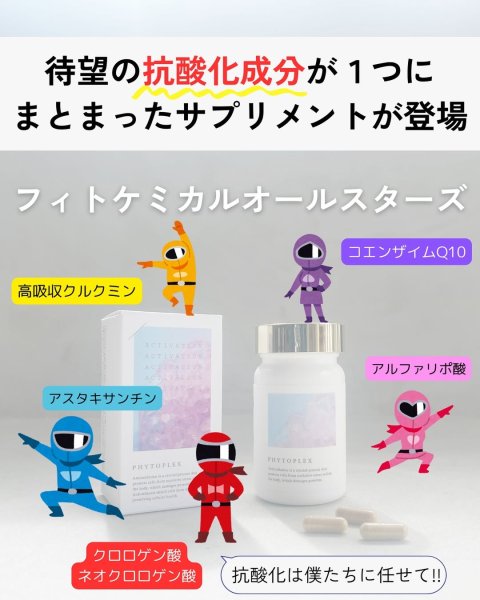 画像5: フィトプレックス【酸化ストレス対応サプリメント】 (5)
